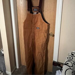 Walls Work Wear~Men's Brown Work Overalls~L~Good Condition